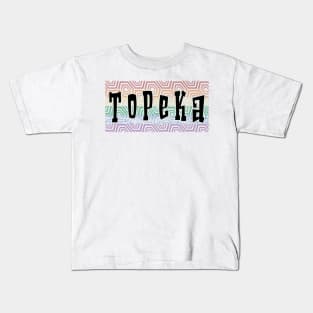 LGBTQ PATTERN AMERICA TOPEKA Kids T-Shirt